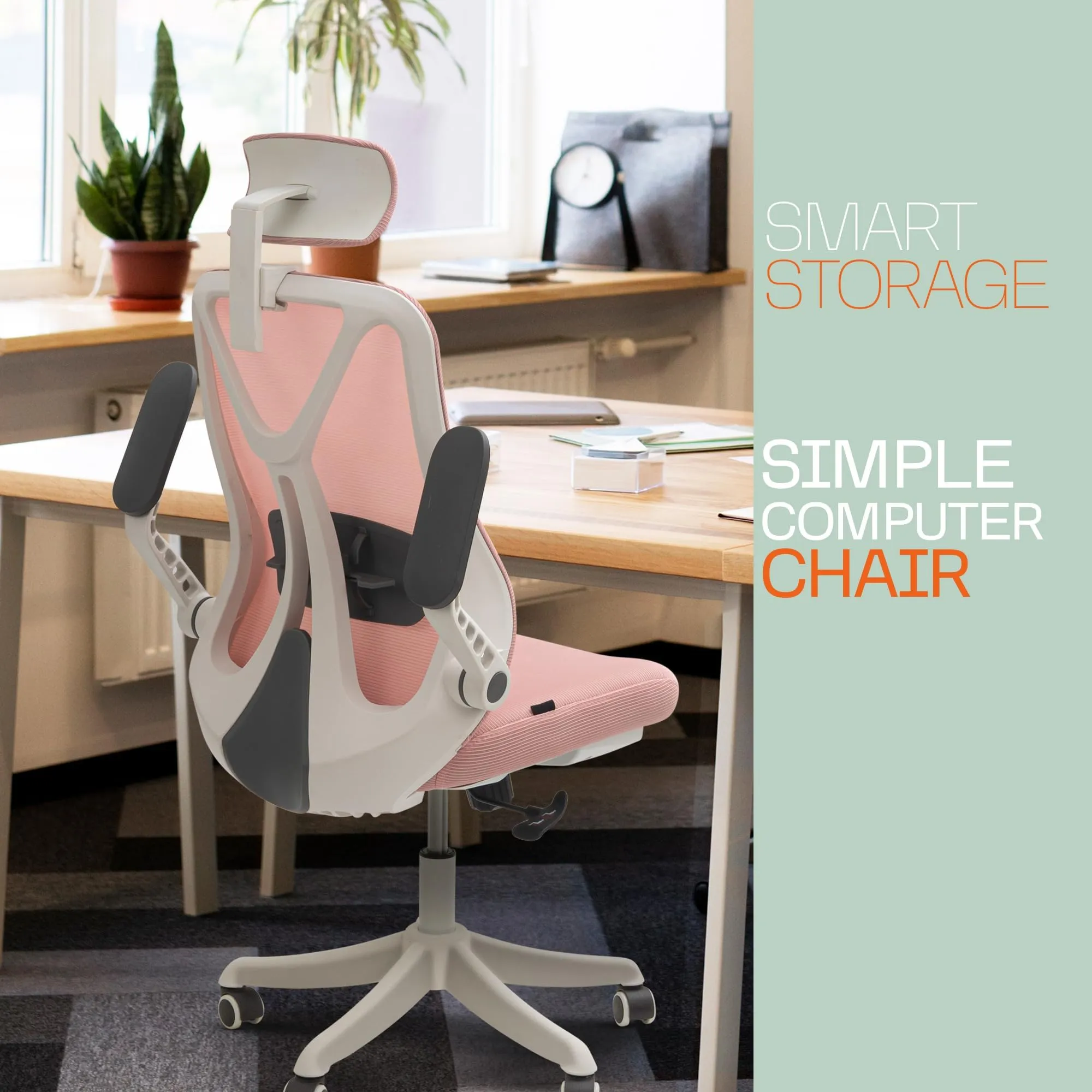 Drogo ComfortFlex Premium Ergonomic Office Chair for Work from Home with Adjustable Seat