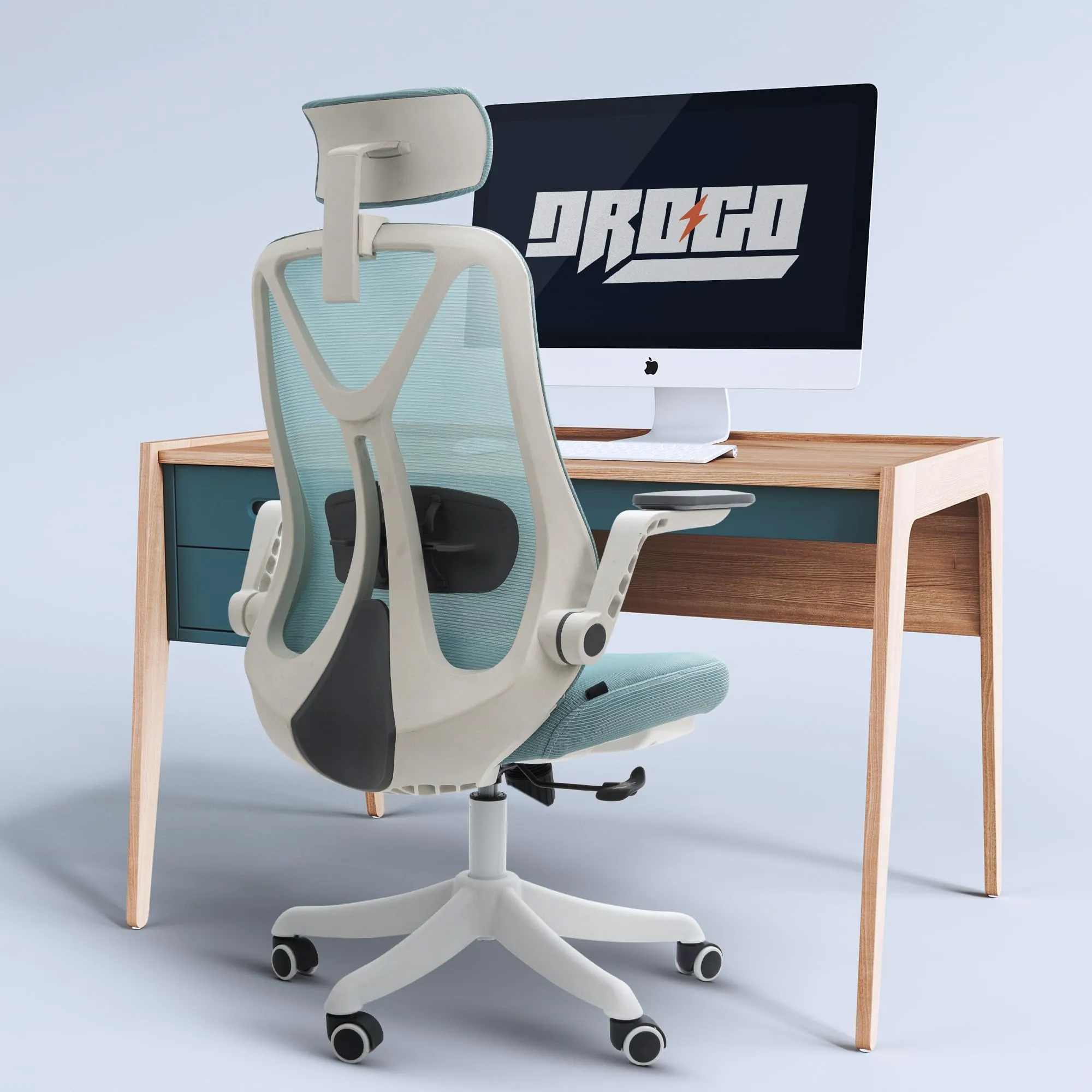Drogo ComfortFlex Premium Ergonomic Office Chair for Work from Home with Adjustable Seat