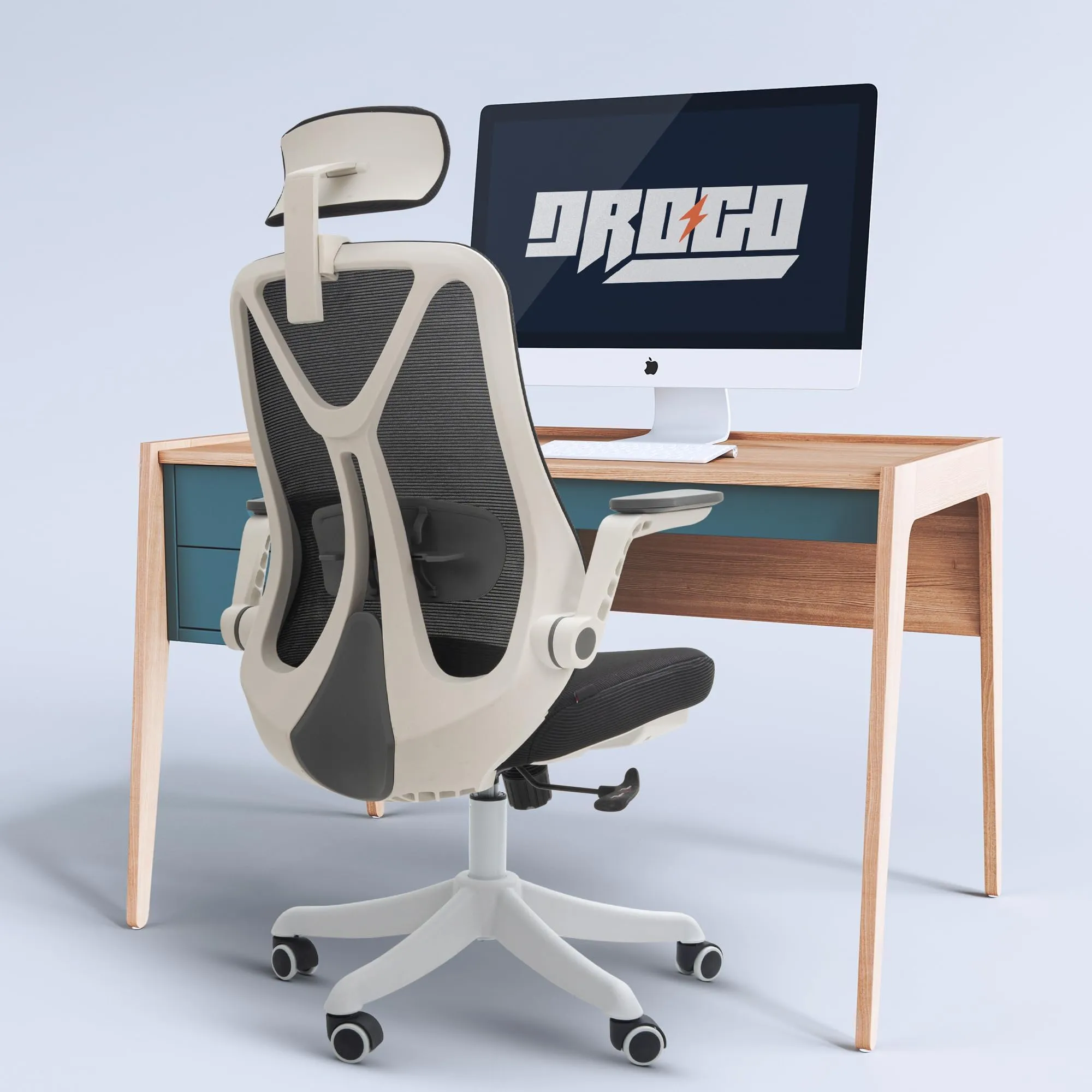 Drogo ComfortFlex Premium Ergonomic Office Chair for Work from Home with Adjustable Seat
