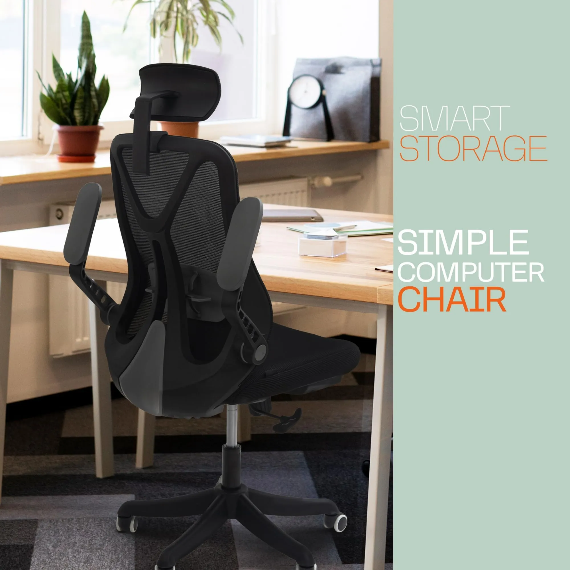 Drogo ComfortFlex Premium Ergonomic Office Chair for Work from Home with Adjustable Seat