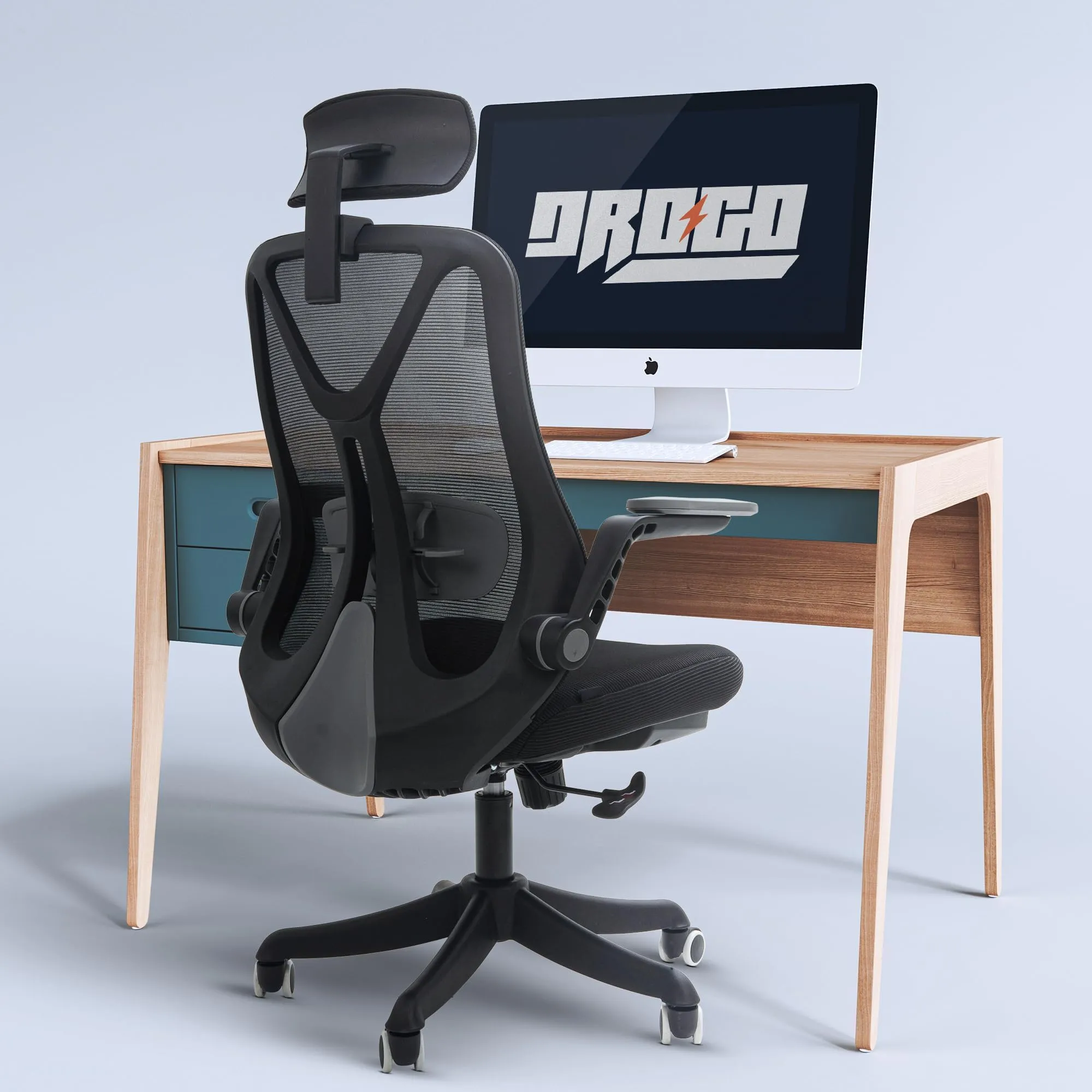 Drogo ComfortFlex Premium Ergonomic Office Chair for Work from Home with Adjustable Seat