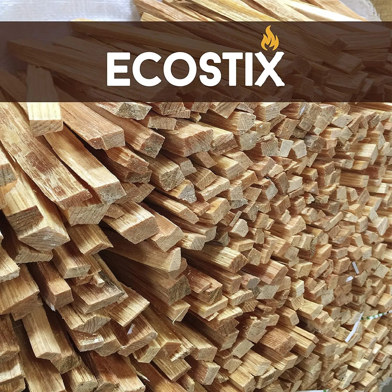 EasyGoProducts Eco-Stix Fatwood Fire Starter Kindling Firewood Sticks 100% Organic Firestarter for Wood Stoves, Fireplaces, Campfires, Bonfires - 05 Pounds