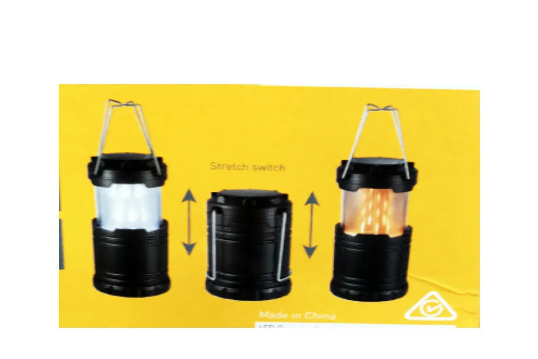 Eiger LED Camping Lantern Bright LED 60 Lumens output/Impact Resistance/Flaming
