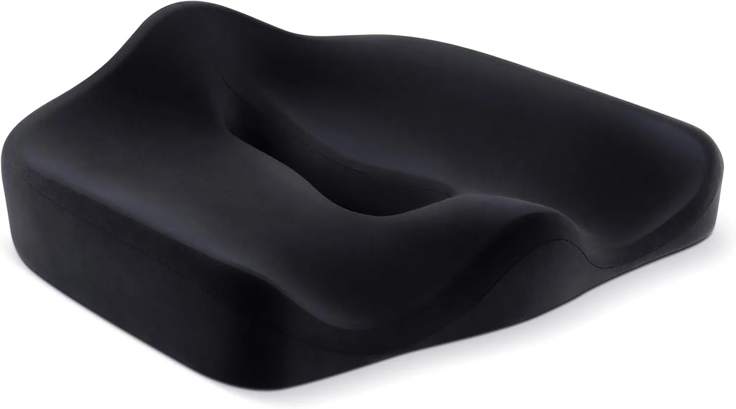 Ergonomic Office Seat Cushion for Tailbone Pressure Relief - Memory Foam Seat Pad for Comfort & Posture Improvement - Ideal for Office Chair,Desk Chairs,Car Seats,Wheelchairs,Home&Office Use(Black)