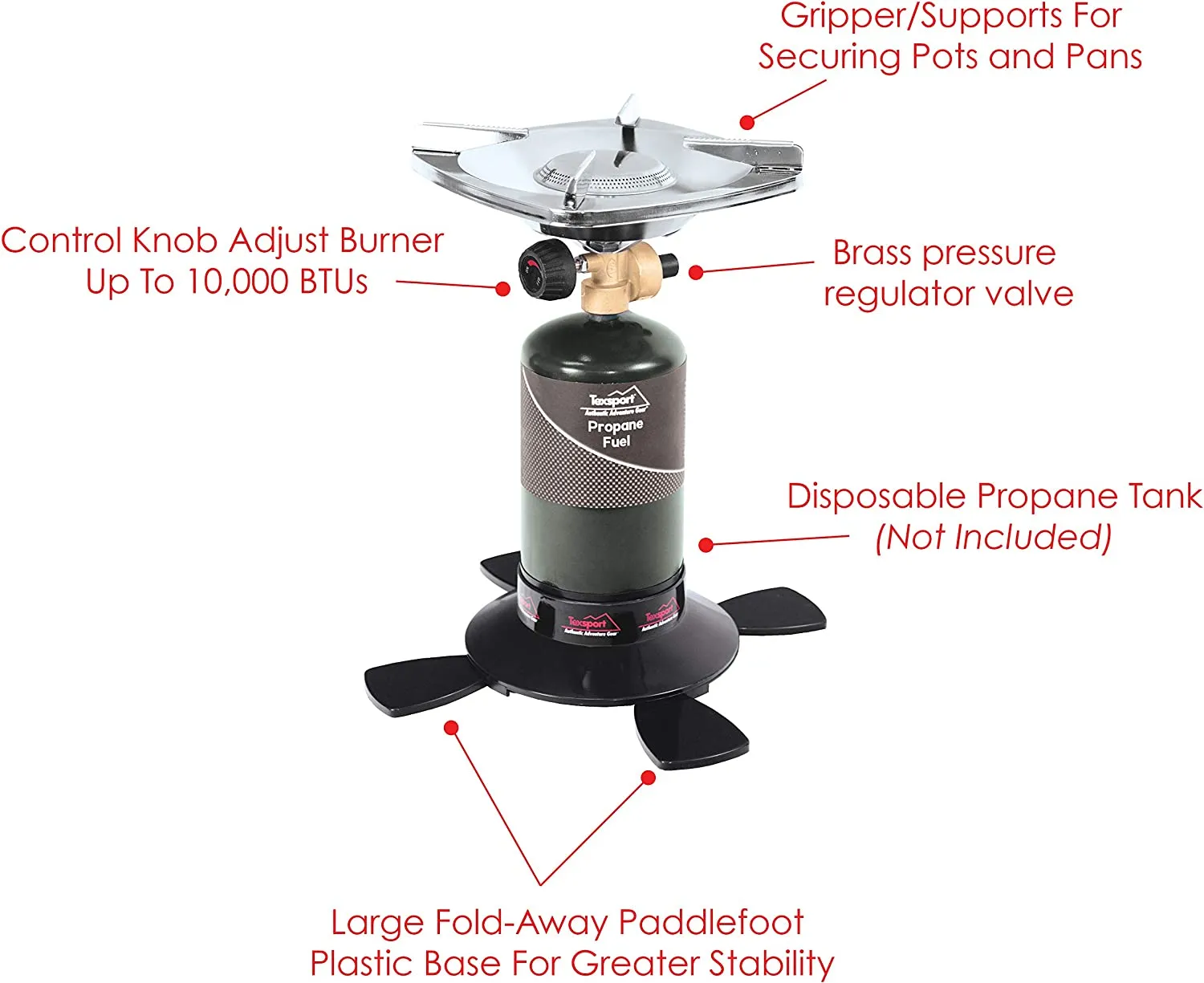 Estufa Texsport de Propano (Single Burner Propane Stove)