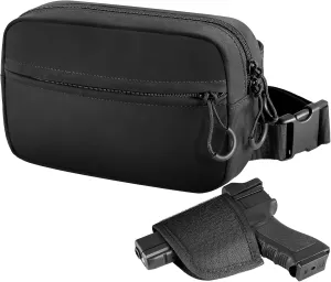 Fanny Pack For Men & Women Concealed Carry Bag For Men Crossbody Bag With Adjustable Waist Belt, Travel, Work, Outdoor, Edc Gear, Hiking