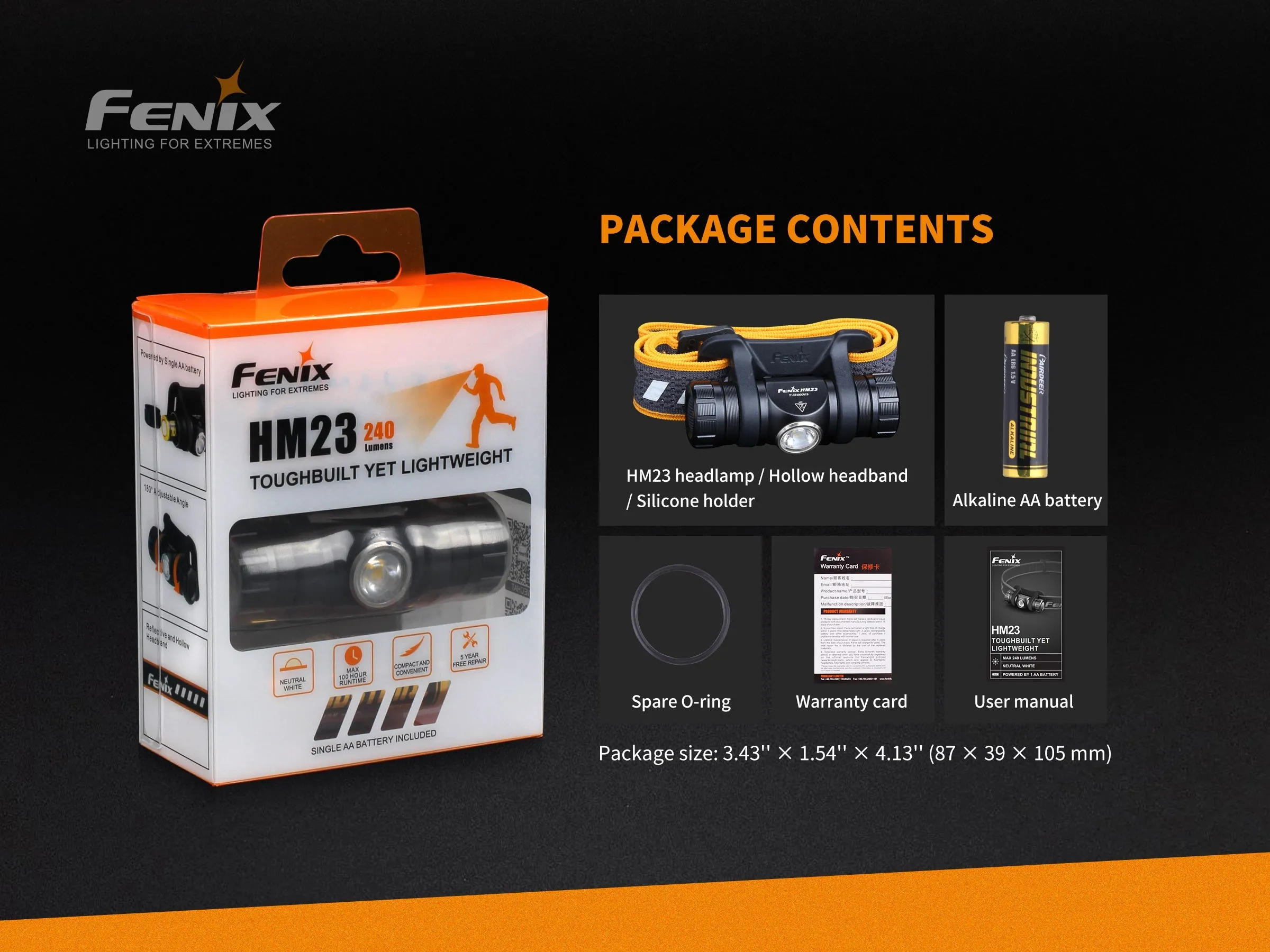 Fenix HM23 v2.0 Headlamp