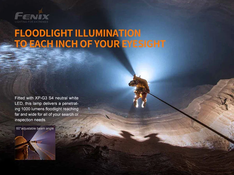 Fenix HP30R V2.0 High Performance Rechargeable Headlamp