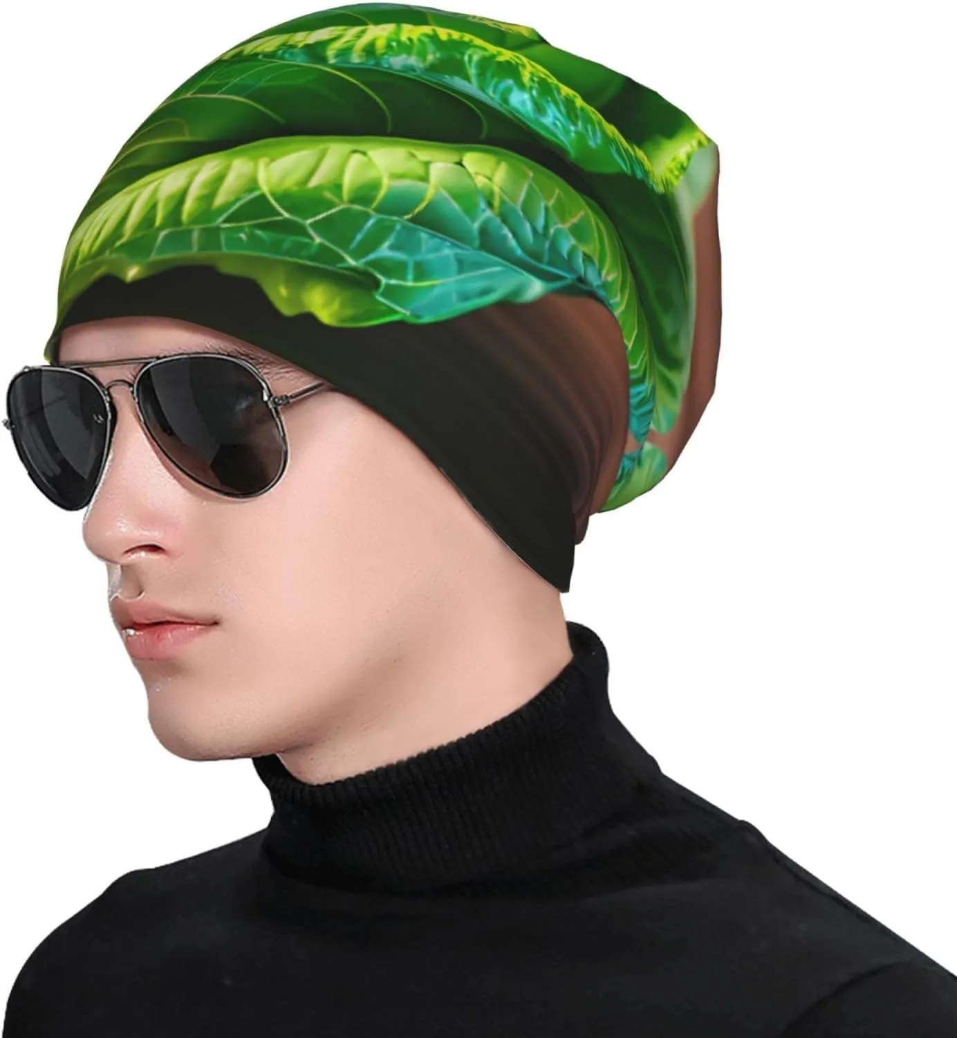 Firefly and Lantern Knitted Hatâ€“Elastic Beanie Without Brim,Casual Dapper Beanie for All-Season Outdoor Activities