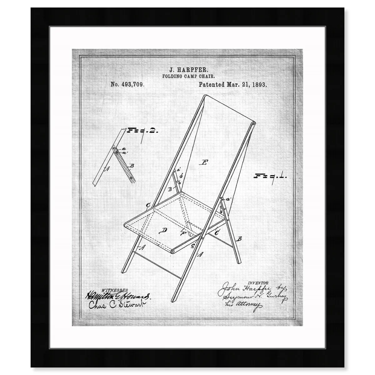 Folding Camp Chair 1893 I