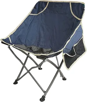 Folding Chair Outdoor Single Casual and Portable Folding Chair Picnic Barbecue Couch Beach Fishing Moon Chair Butterfly Chair