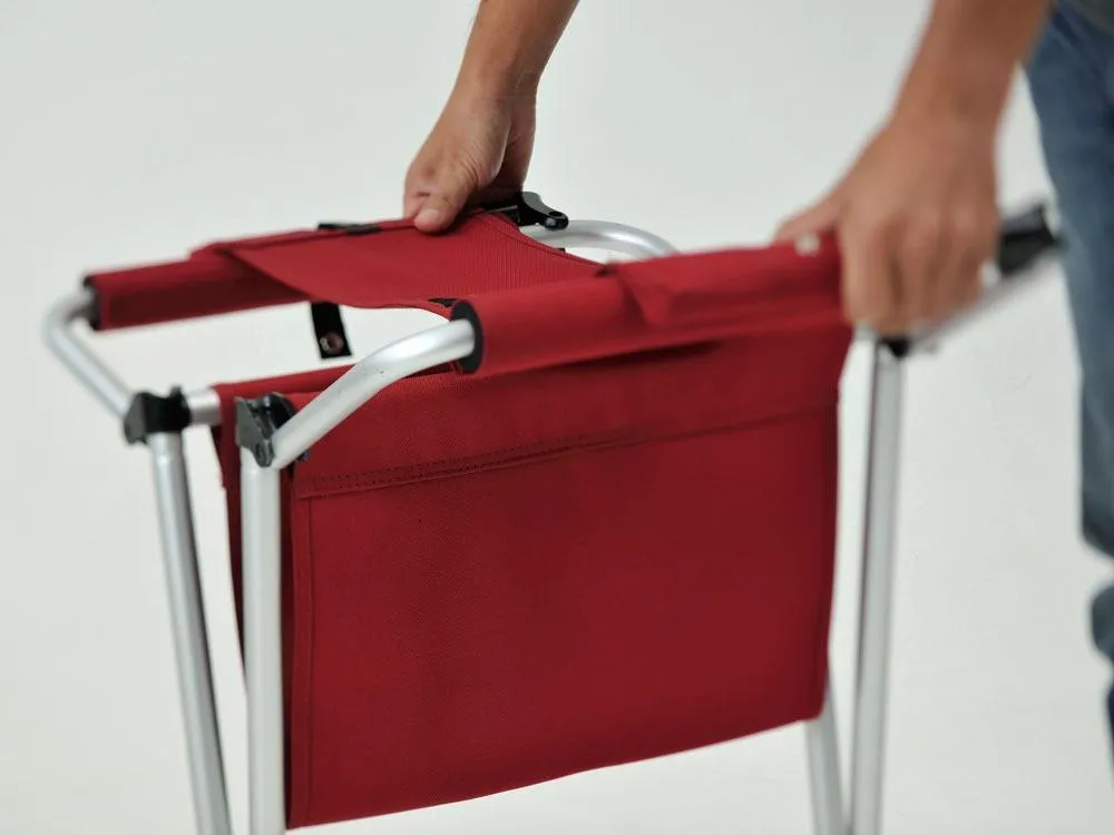 FOLDING CHAIR WIDE IN RED - SNOW PEAK