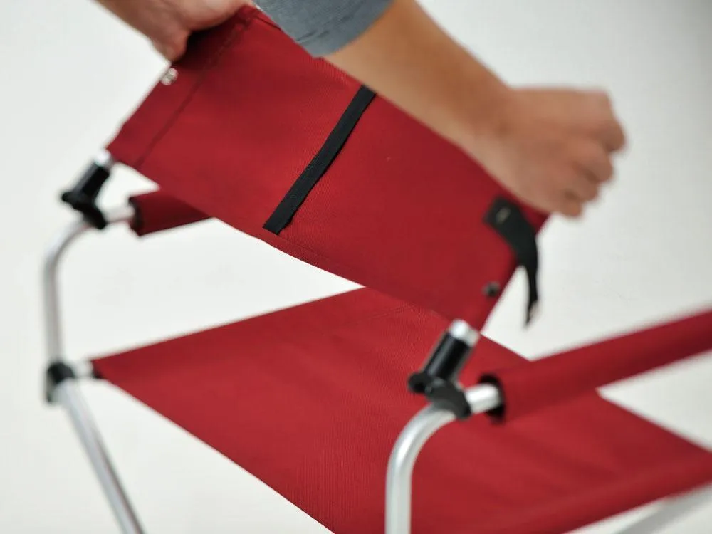 FOLDING CHAIR WIDE IN RED - SNOW PEAK
