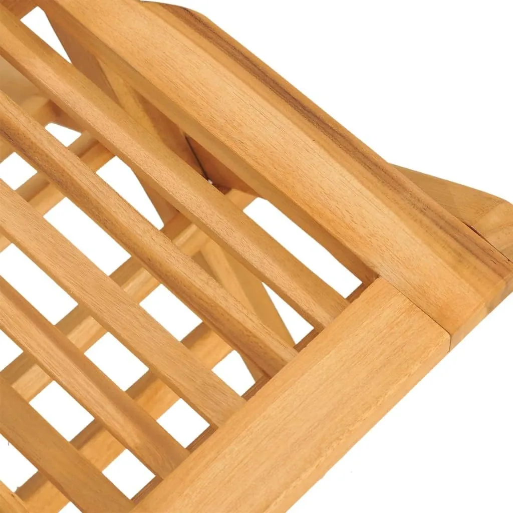 Folding Patio Chairs 2 pcs 18.5"x24.4"x35.4" Solid Teak Wood Comfortable Outdoor Chairs for Garden, Lawn, Patio, Beach, or Dining