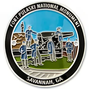 Fort Pulaski National Monument Hiking Stick Medallion