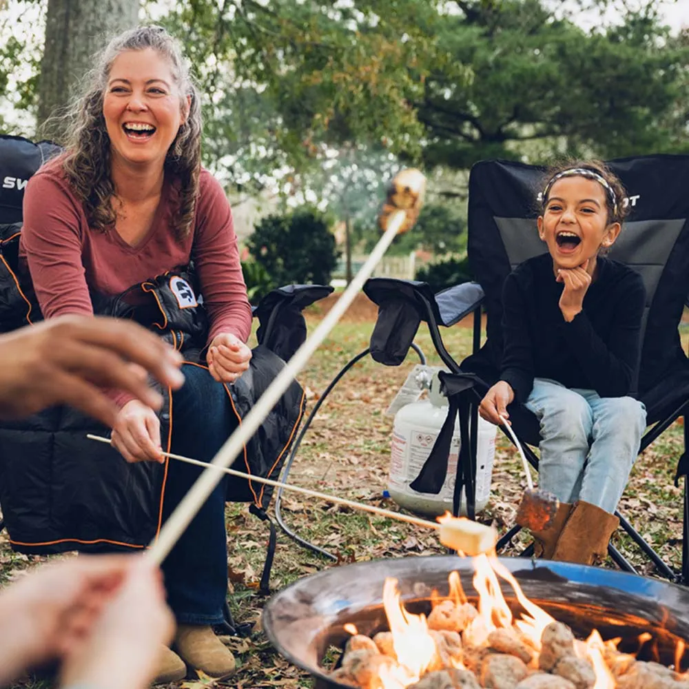 Gameday Portable Outdoor Collapsible Folding Chair with Cup Holder, Pockets and 300  lb load capacity