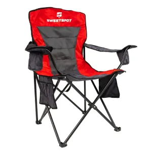 Gameday Portable Outdoor Collapsible Folding Chair with Cup Holder, Pockets and 300  lb load capacity