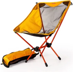 Garden Gaming Ultra Light Chairs Portable Yellow Seat Lightweight Fishing Chair Camping Stool Folding Outdoor Furniture (Color : A, Size : As Shown) (A As Shown)