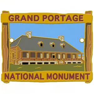 Grand Portage Hiking Stick Medallion