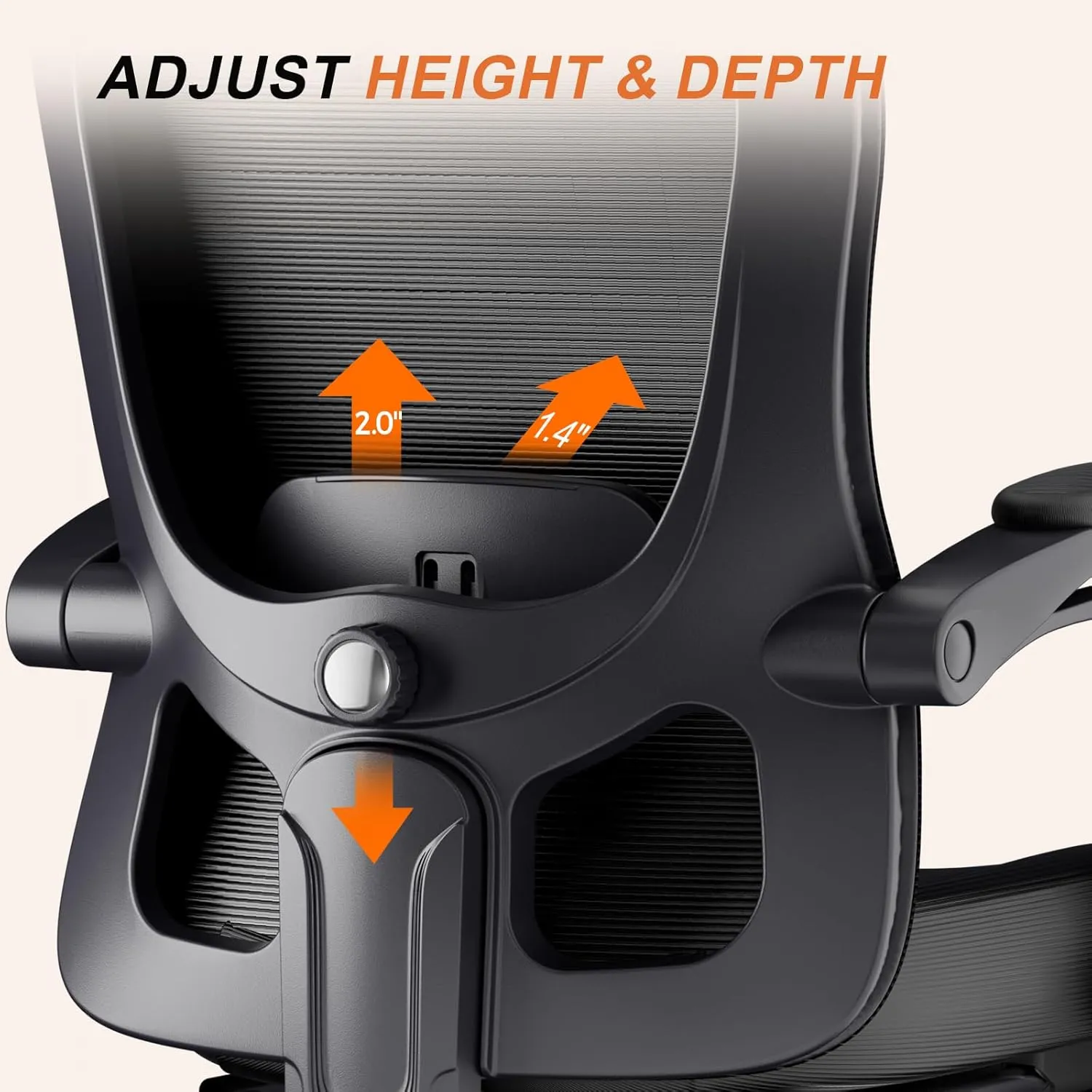 GTRACING Ergonomic High-Back Office Chair with Strong Adjustable Lumbar Support Breathable Mesh Gaming Chair with Wide Seat Footrest Sturdy Computer Desk Chair with SGS Certified Class 3 Gas Cylinder