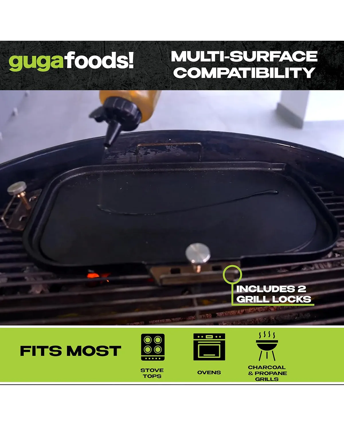 Guga Foods Ultra Griddle Kit Set