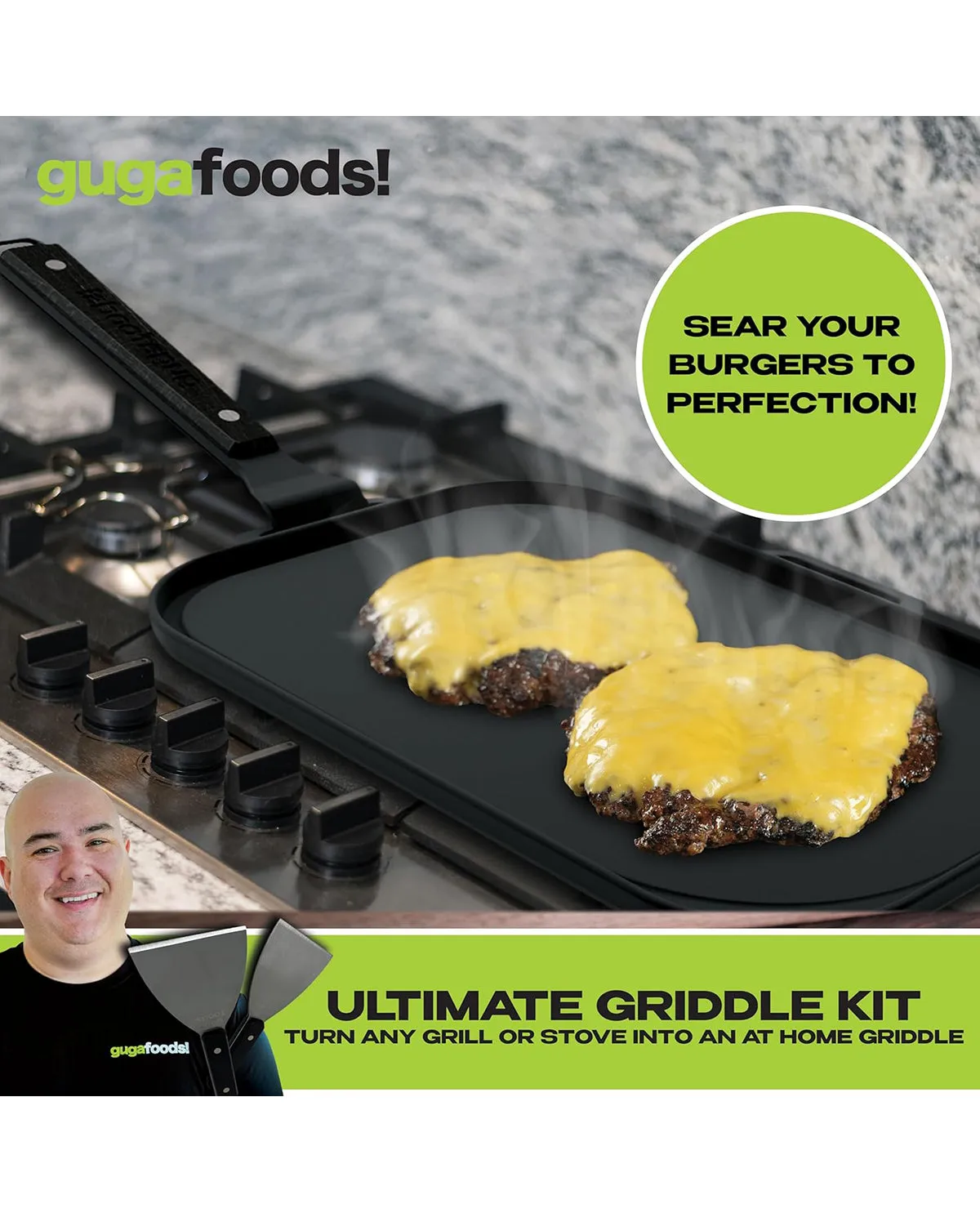 Guga Foods Ultra Griddle Kit Set