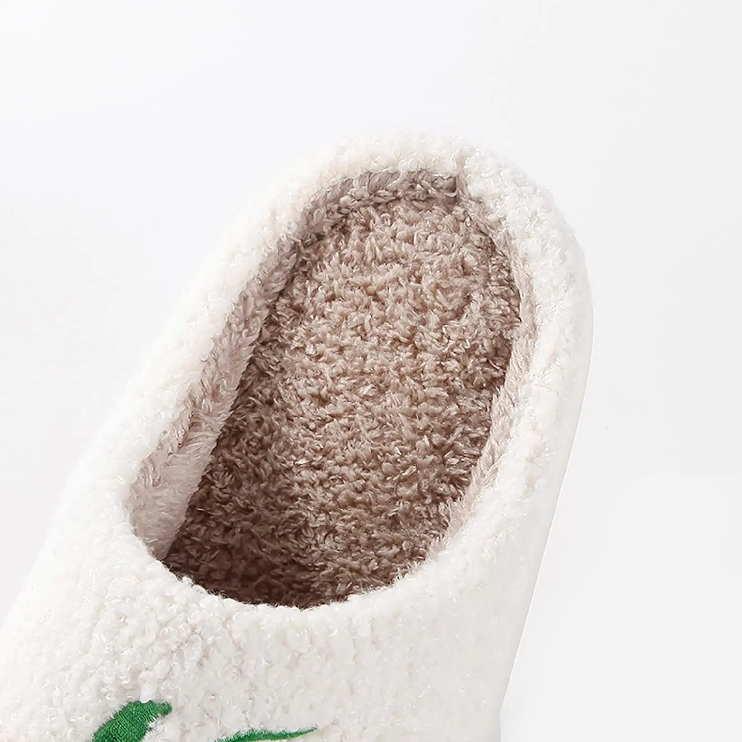 Halloween Pumpkin Slippers for Womens Mens Plush Warm Spooky Lantern Pumpkin Slippers House Shoes