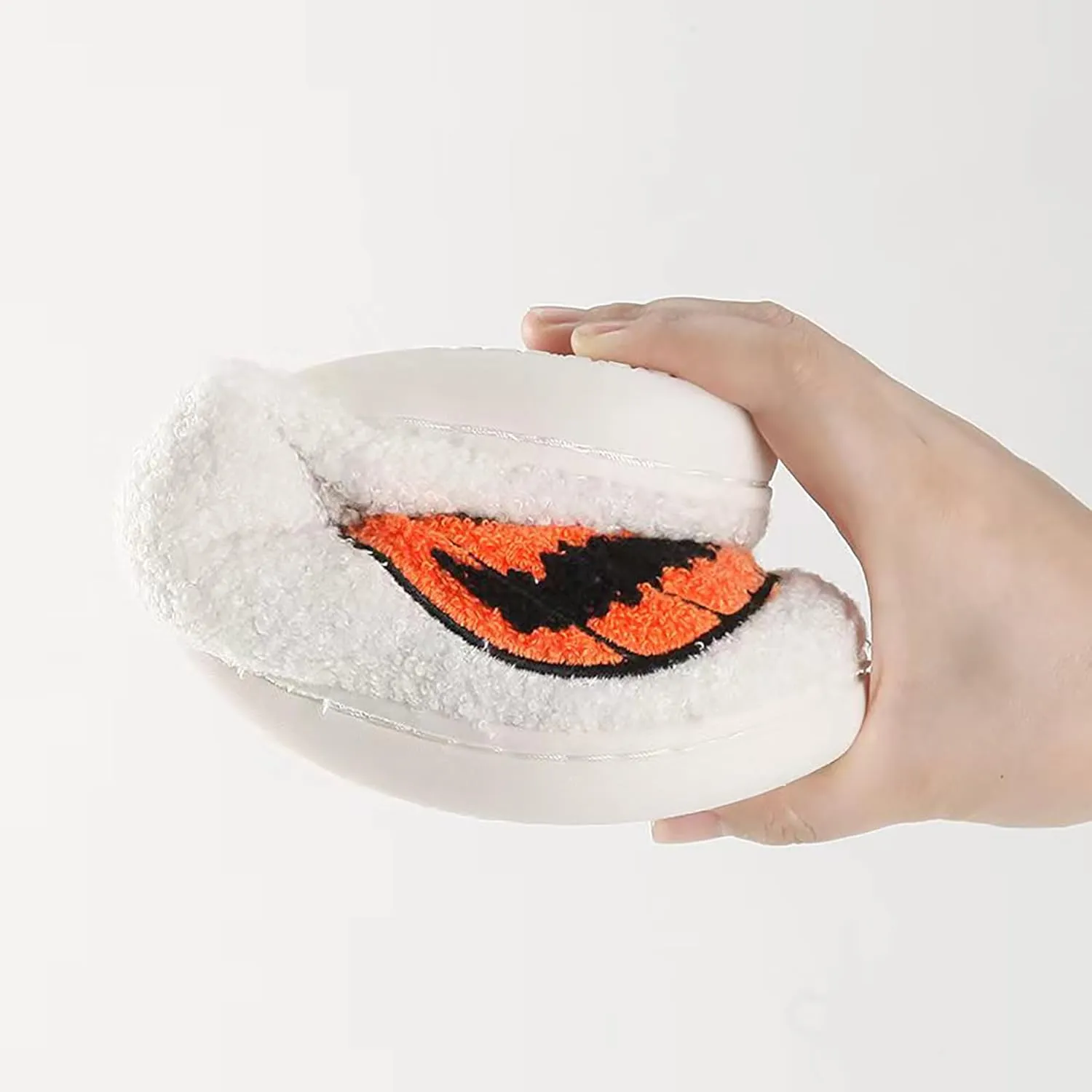 Halloween Pumpkin Slippers for Womens Mens Plush Warm Spooky Lantern Pumpkin Slippers House Shoes