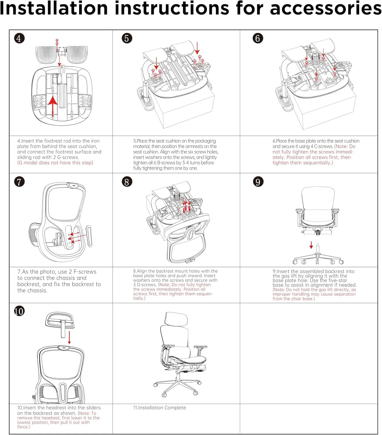 Hbada P2 Ergonomic Office Chair, Office Chair with 3D Lumbar Support, Mesh Chairs with 3D 360° Rotation Arms & 3D Headrest, 135° Stepless Tilt Function, White(with Footrest)