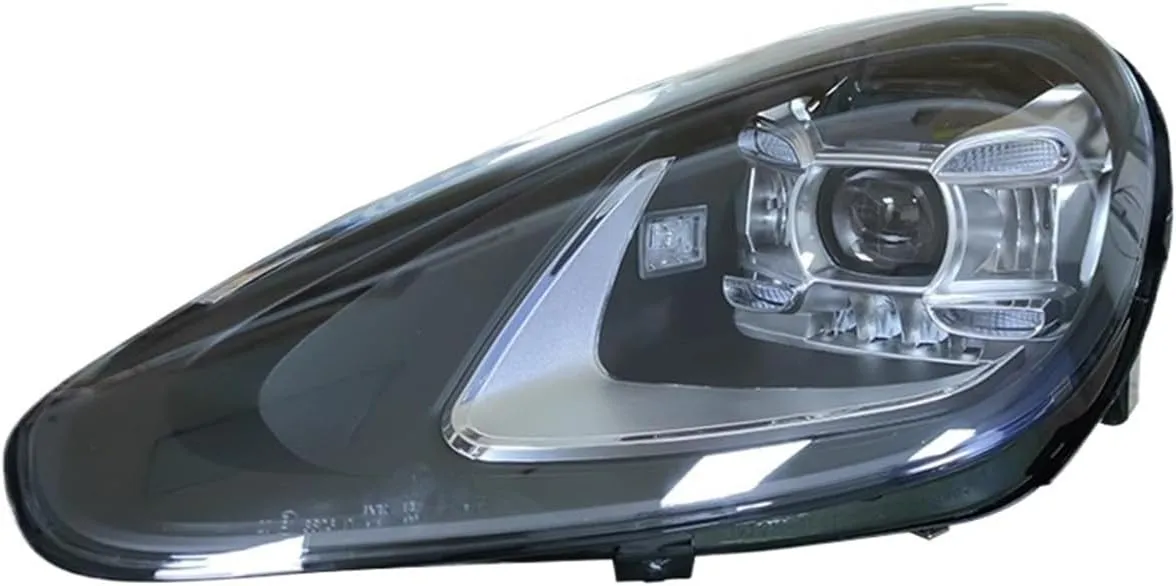 Head Lamp Compatible For Porsche Cayenne Headlight 2011-2018 Headlights Turn Signal Angel Eye Projector Lens(2011-2014,LEFT_NO AFS VERSION)