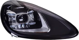 Head Lamp Compatible For Porsche Cayenne Headlight 2011-2018 Headlights Turn Signal Angel Eye Projector Lens(2011-2014,LEFT_NO AFS VERSION)