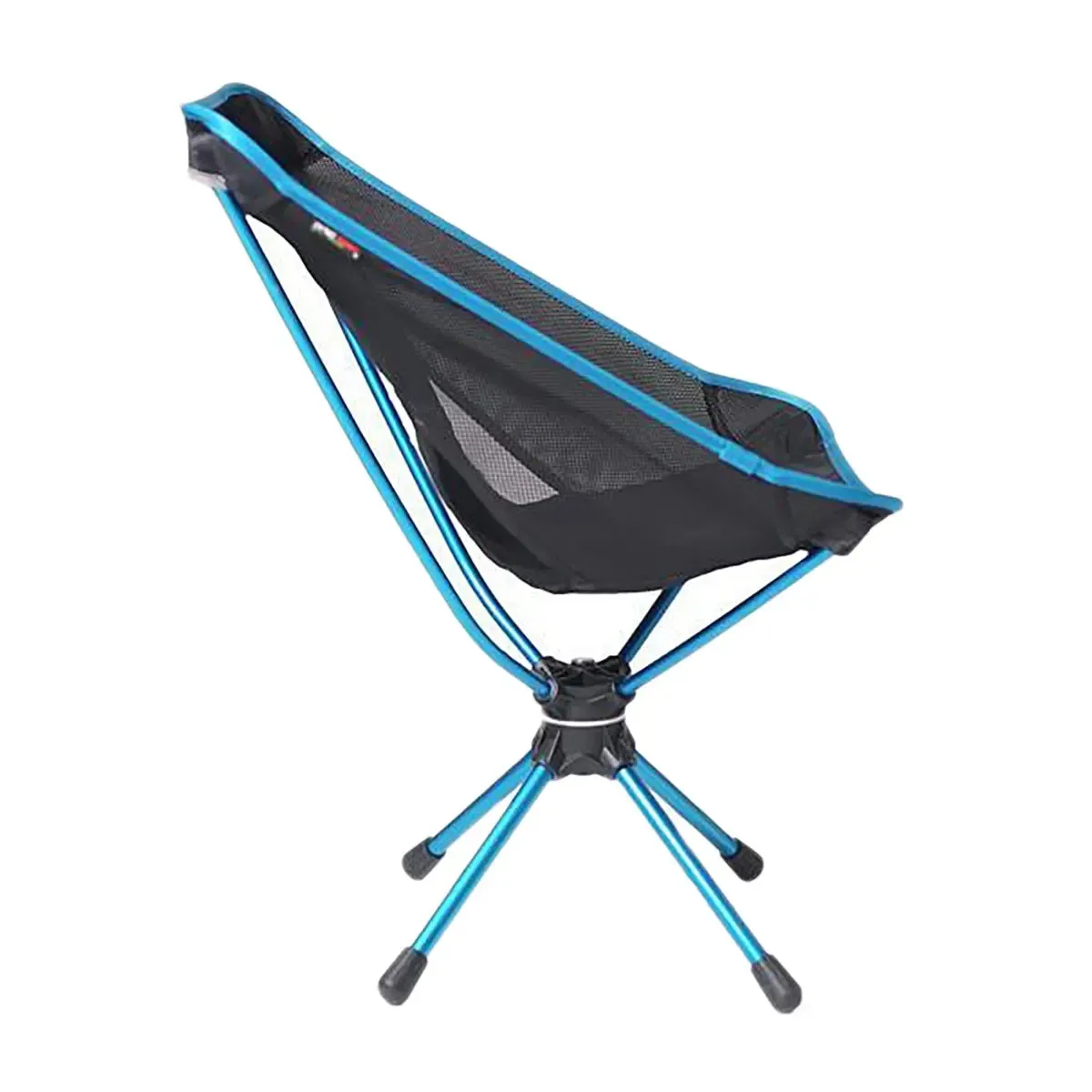 Helinox Swivel Chair - Lightweight Camping Chair - Black / Cyan