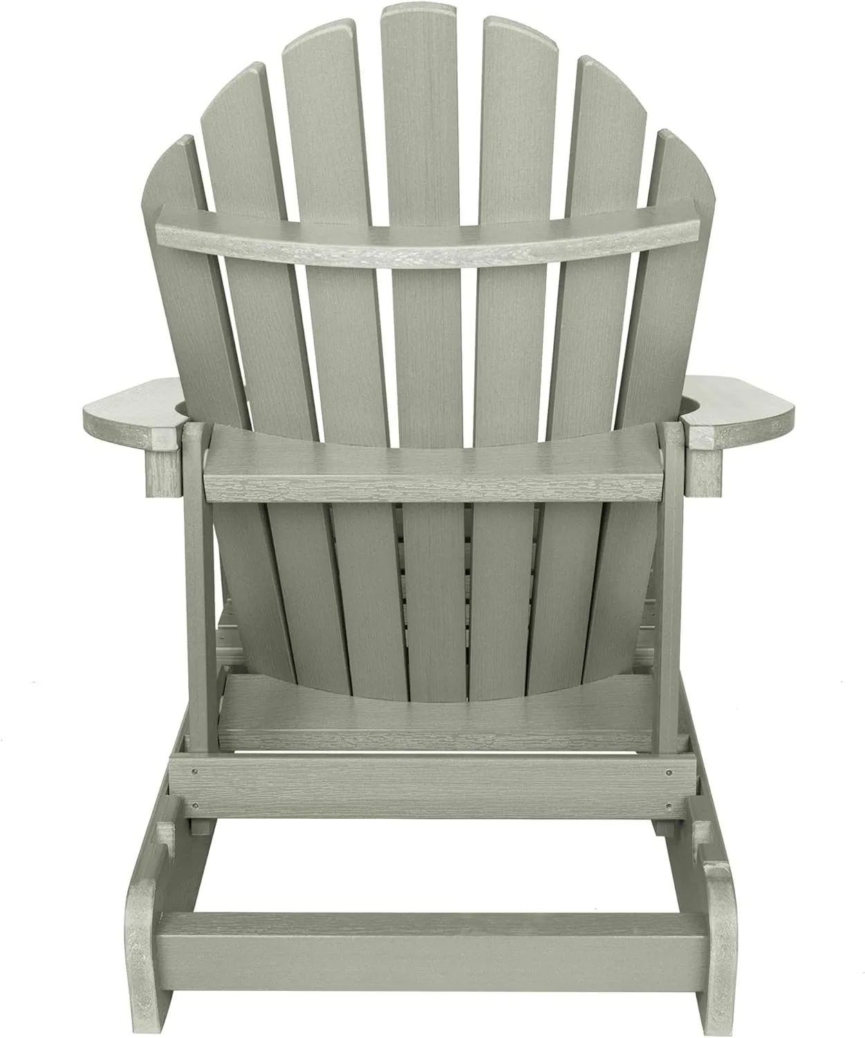 highwood Hamilton Made in The USA Folding and Reclining Adirondack Chair, Adult Size, Eucalyptus