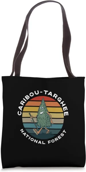 Hiking Tree Caribou-Targhee National Forest Wyoming Camping Tote Bag