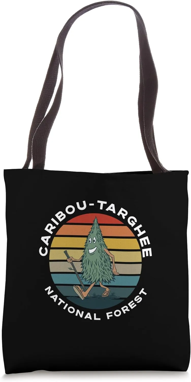 Hiking Tree Caribou-Targhee National Forest Wyoming Camping Tote Bag