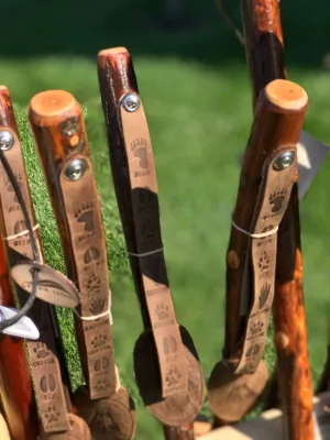 Hiking/ Walking Stick- 48" Hiking-Hickory Tracker