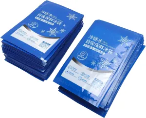 Ice Pack, 100PCS Ice Bag Wide Application Non Stick for Camping (250ml)