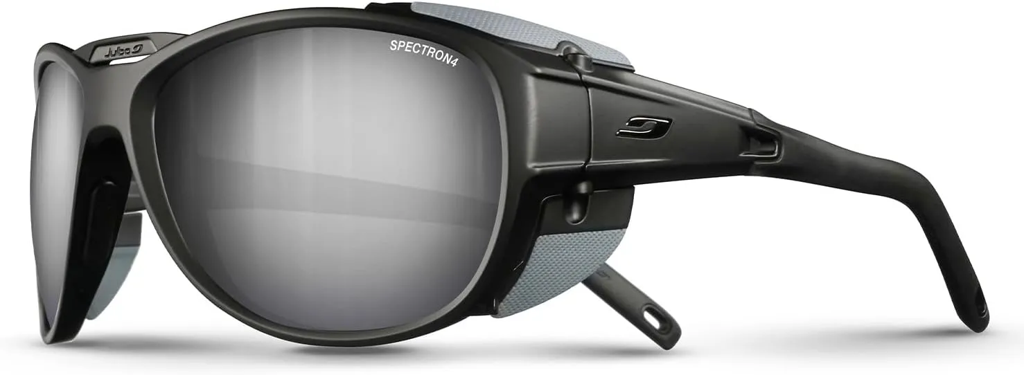 Julbo Explorer 2.0 Glacier Glasses Men & Women/Photochromic lenses for Mountaineers, Hiking, Skiing & Snow travel 100% UV
