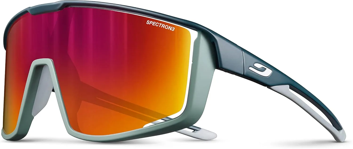 Julbo Fury Performance Sunglasses for Men & Women w/ Full Venting for Running, Hiking, Biking, Cycling - 100% UV Protection