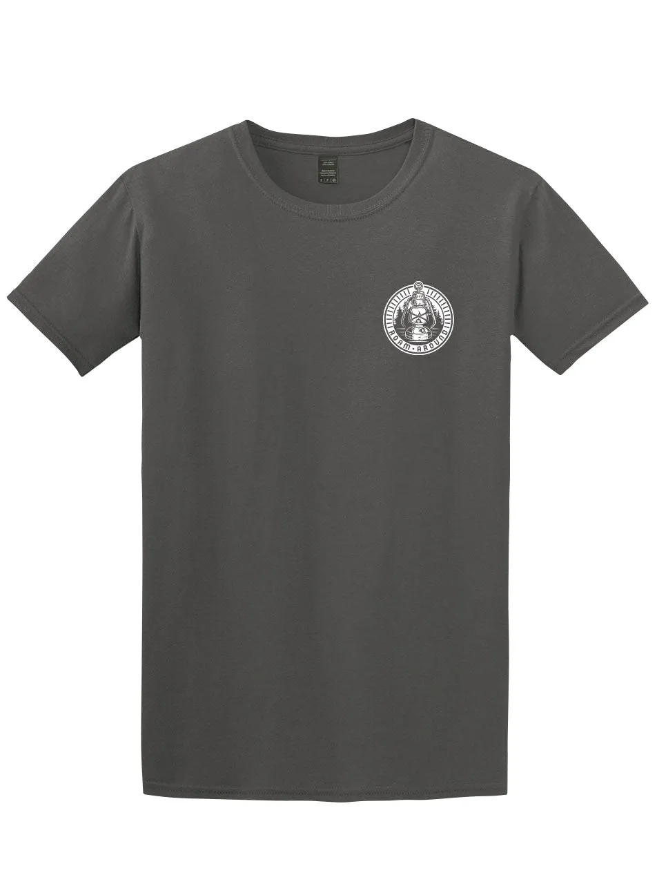 Jungle Camping Back Print with Pocket Print T-Shirt