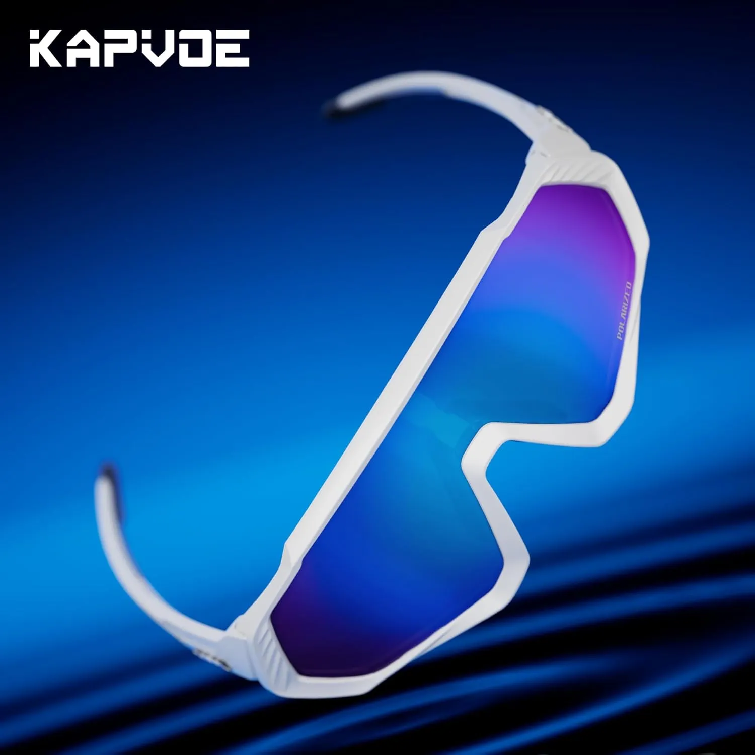 KAPVOE Cycling Glasses Men Women Polarized Sports Sunglasses With 1 Lens Or 5 Lenses MTB Mountain Bike Eyewear - K9408