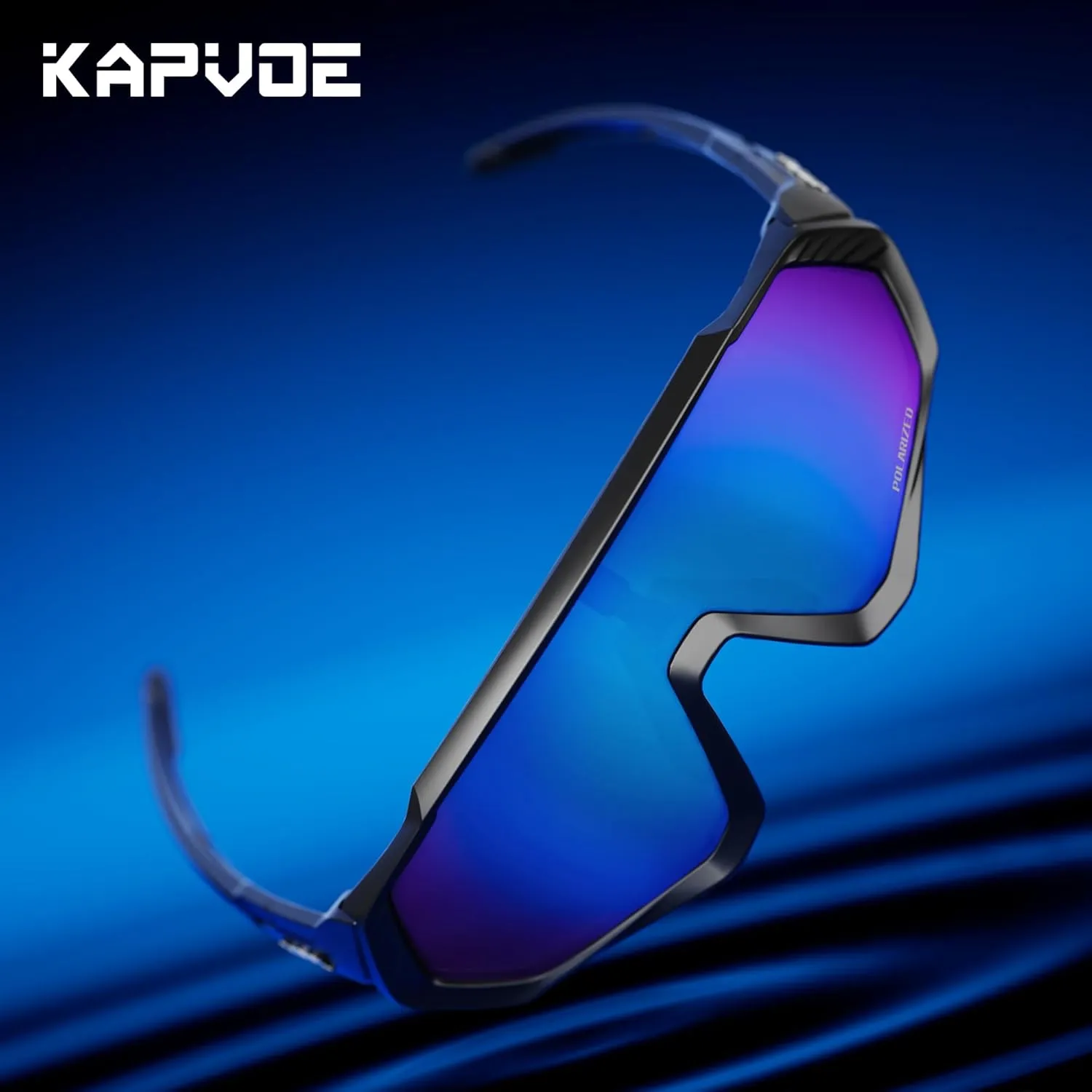 KAPVOE Cycling Glasses Men Women Polarized Sports Sunglasses With 1 Lens Or 5 Lenses MTB Mountain Bike Eyewear - K9408