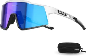 KAPVOE Polarized Glasses With 1 Lens Or 4 Lens UV Protection for Women Men Cycling Sunglasses Tr90 Frame Sports Bike K9022