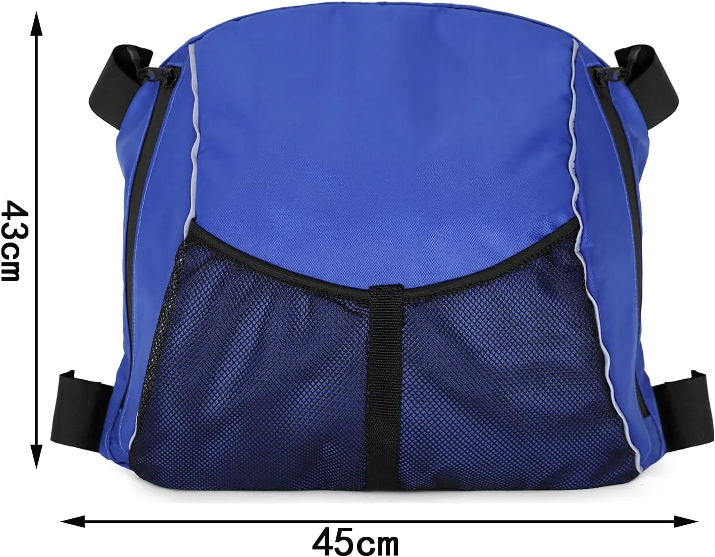 Kayak Seat Back Storage Bag, Portable 600D Oxford Waterproof Organizer Adjustable Adhesive Straps Mesh Pouch for Marine Kayaking Chair Backrest Seat