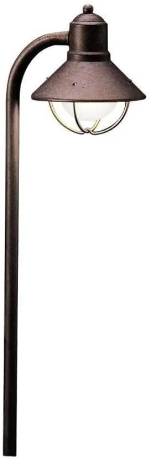 Kichler 15438OB Seaside Path & Spread 1-Light 12V, Olde Brick