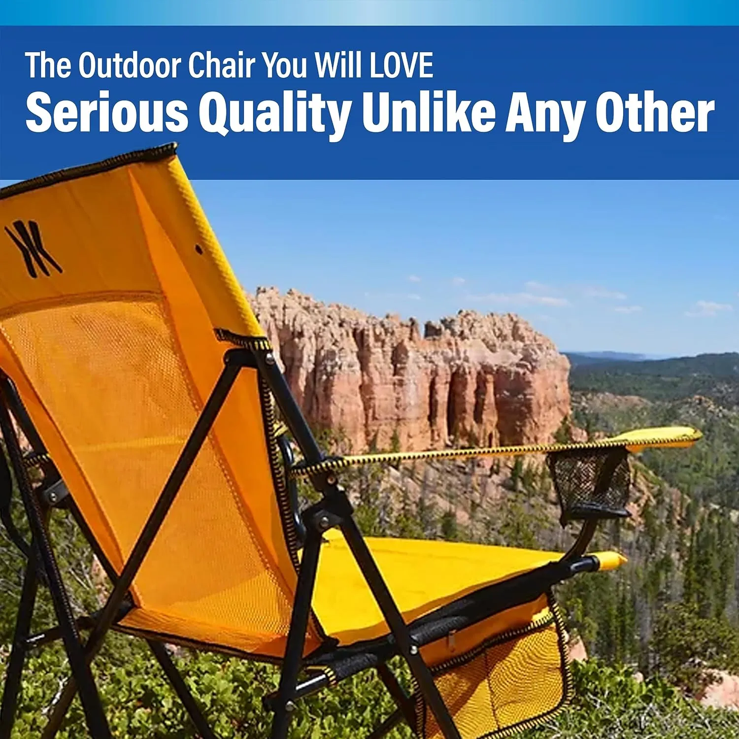 Kijaro Foldable Camping Chair, Vik Black, Polyester, Mesh, Steel, Portable, Durable, Unisex