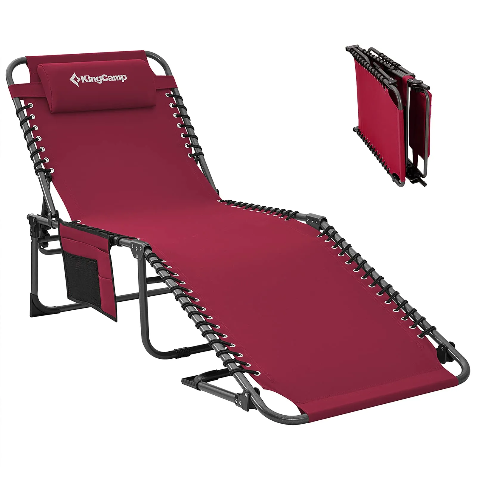 KingCamp BERLIN Outdoor Chaise Lounge Chair