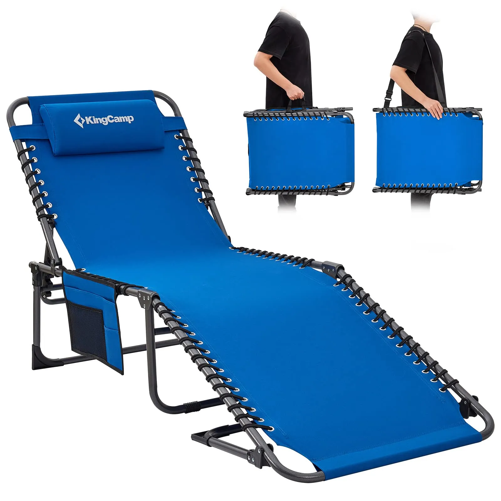 KingCamp BERLIN Outdoor Chaise Lounge Chair