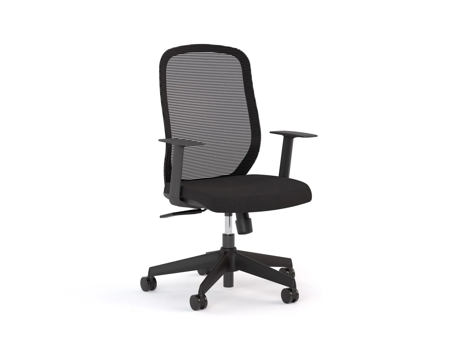 Knight's Flex 2.0 Mesh Back Chair, Black Upholstery Seat, Unassembled