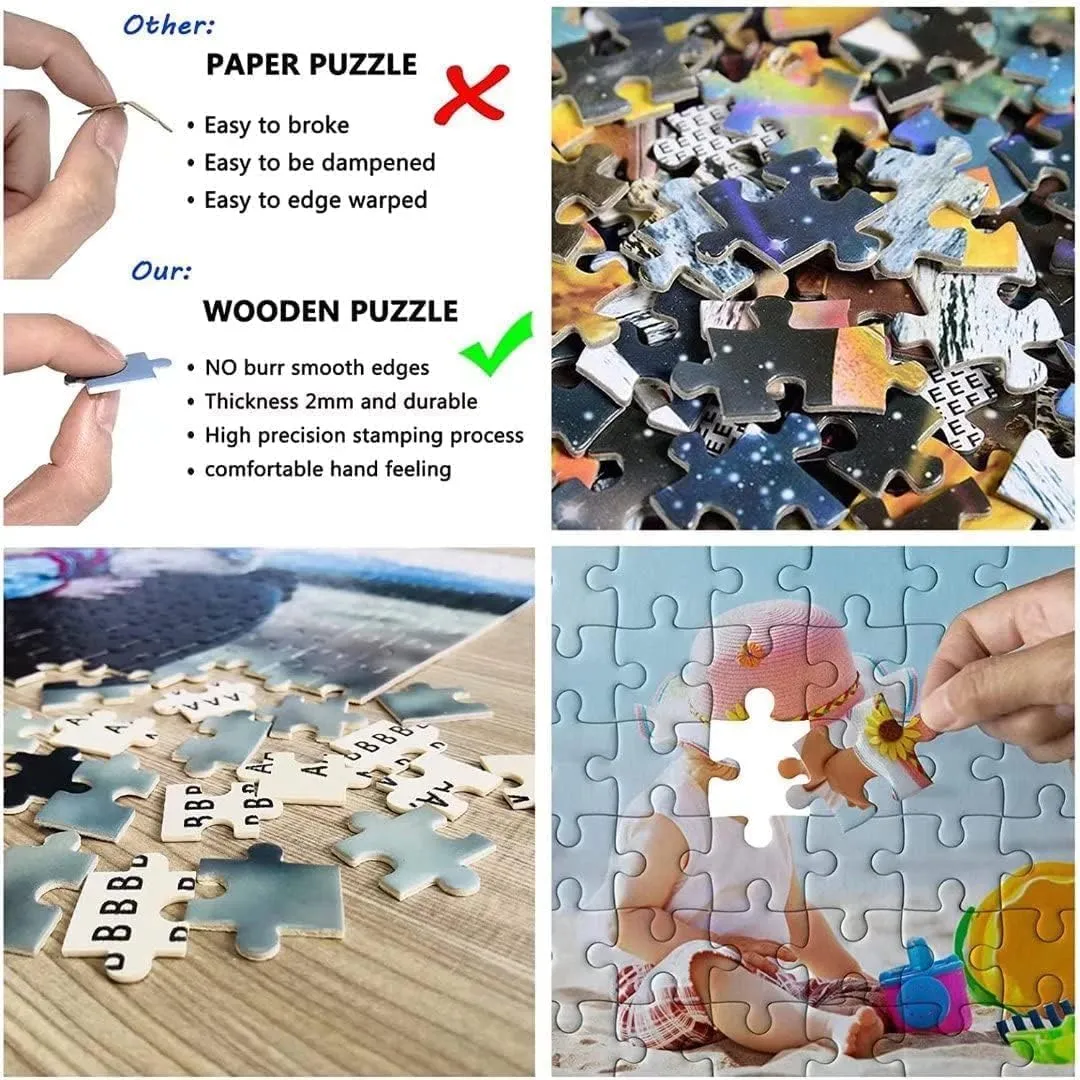 Lantern Tower Theme Wooden Puzzle for Home Decor DIY Fun Game Family Educational Games Toys Gifts Jigsaw Puzzle 500 Pieces